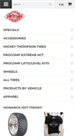 Mobile Screenshot of monarchtires.com
